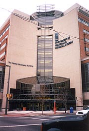 [photo, Homer S. Gudelsky Building, University of Maryland Medical System, South Greene St., Baltimore, Maryland]