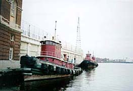[photo, Tugboats, Fells Point, Baltimore, Maryland]