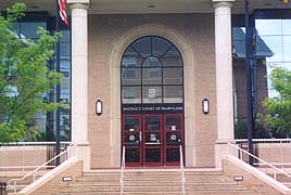 [photo, Baltimore County District Court, 120 East Chesapeake Ave., Towson, Maryland]